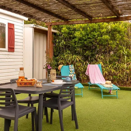 L'estrellus, Mobil-home Climatise Au Coeur Du Vignoble A Quelques Metres De La Ferienhaus