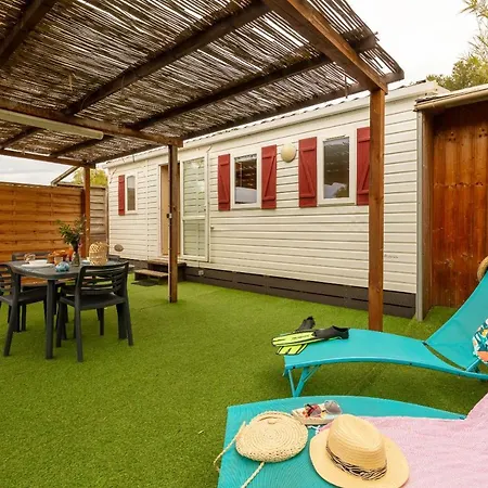 L'estrellus, Mobil-home Climatise Au Coeur Du Vignoble A Quelques Metres De La * 히에레