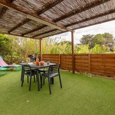 Ferienhaus L'estrellus, Mobil-home Climatise Au Coeur Du Vignoble A Quelques Metres De La *