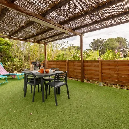 בית נופש L'estrellus, Mobil-home Climatise Au Coeur Du Vignoble A Quelques Metres De La *