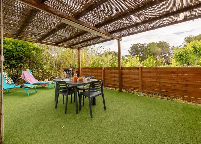בית נופש L'estrellus, Mobil-home Climatise Au Coeur Du Vignoble A Quelques Metres De La *